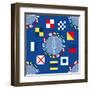 Nautical Navigation Pattern IIA-Andi Metz-Framed Art Print