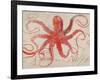 Nautical Octopus - Horizontal-Angela Staehling-Framed Premium Giclee Print