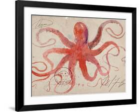 Nautical Octopus - Horizontal-Angela Staehling-Framed Premium Giclee Print