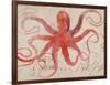 Nautical Octopus - Horizontal-Angela Staehling-Framed Premium Giclee Print