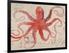 Nautical Octopus - Horizontal-Angela Staehling-Framed Premium Giclee Print