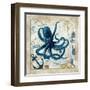 Nautical Octopus-Jill Meyer-Framed Art Print