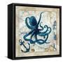 Nautical Octopus-Jill Meyer-Framed Stretched Canvas