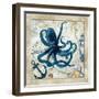 Nautical Octopus-Jill Meyer-Framed Art Print