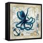 Nautical Octopus-Jill Meyer-Framed Stretched Canvas