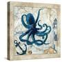 Nautical Octopus-Jill Meyer-Stretched Canvas