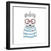 Nautical Panda Sailor-Olga_Angelloz-Framed Premium Giclee Print