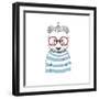 Nautical Panda Sailor-Olga_Angelloz-Framed Premium Giclee Print