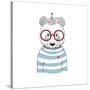 Nautical Panda Sailor-Olga_Angelloz-Stretched Canvas