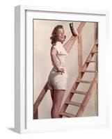 Nautical Pin-Up, Shorts-Charles Woof-Framed Photographic Print