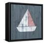 Nautical Plank I-Grace Popp-Framed Stretched Canvas