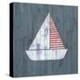 Nautical Plank I-Grace Popp-Stretched Canvas