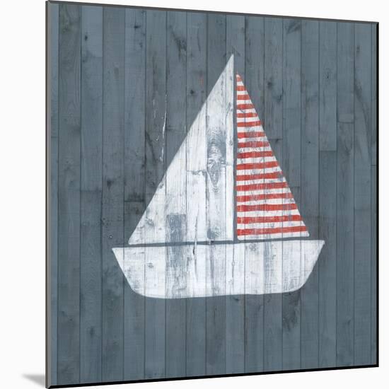 Nautical Plank I-Grace Popp-Mounted Art Print