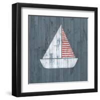 Nautical Plank I-Grace Popp-Framed Art Print