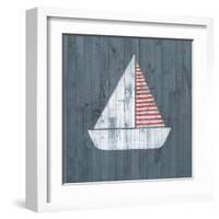 Nautical Plank I-Grace Popp-Framed Art Print