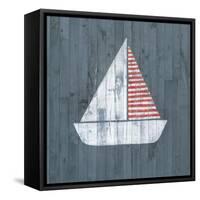 Nautical Plank I-Grace Popp-Framed Stretched Canvas