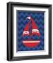 Nautical Sailboat-N. Harbick-Framed Art Print