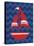 Nautical Sailboat-N. Harbick-Stretched Canvas