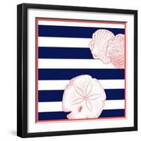 Nautical Sand Dollar-null-Framed Giclee Print