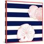 Nautical Sand Dollar-null-Stretched Canvas