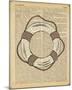 Nautical Series - Life Preserver-Sparx Studio-Mounted Art Print