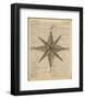 Nautical Series - Nautical Star-Sparx Studio-Framed Art Print