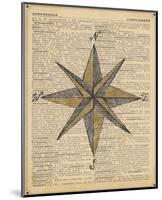 Nautical Series - Nautical Star-Sparx Studio-Mounted Art Print