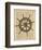 Nautical Series - Ship Wheel-Sparx Studio-Framed Art Print