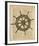 Nautical Series - Ship Wheel-Sparx Studio-Framed Art Print