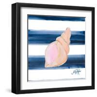 Nautical Shell I-Julie DeRice-Framed Art Print