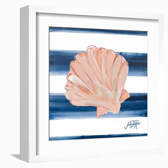 Nautical Shell III-Julie DeRice-Framed Art Print