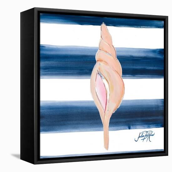 Nautical Shell IV-Julie DeRice-Framed Stretched Canvas
