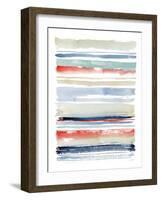 Nautical Stripes-Katrina Pete-Framed Art Print