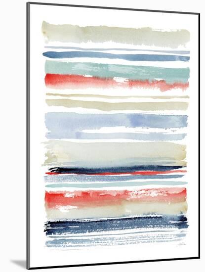 Nautical Stripes-Katrina Pete-Mounted Art Print