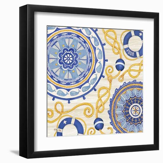 Nautical Suzani I-Paul Brent-Framed Art Print