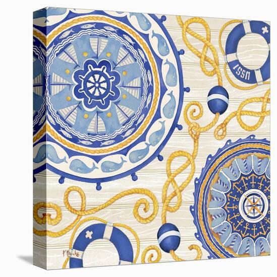 Nautical Suzani I-Paul Brent-Stretched Canvas