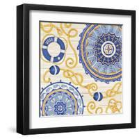 Nautical Suzani II-Paul Brent-Framed Art Print