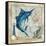 Nautical Swordfish-Jill Meyer-Framed Stretched Canvas