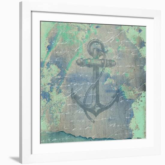 Nautical Watercolor-Sheldon Lewis-Framed Art Print