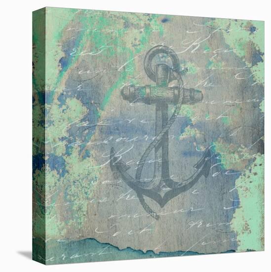 Nautical Watercolor-Sheldon Lewis-Stretched Canvas