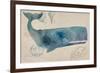 Nautical Whale - Horizontal-Angela Staehling-Framed Art Print