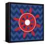 Nautical Wheel-N. Harbick-Framed Stretched Canvas