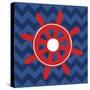 Nautical Wheel-N. Harbick-Stretched Canvas