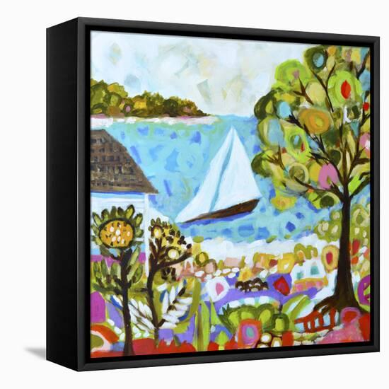 Nautical Whimsy V-Karen Fields-Framed Stretched Canvas