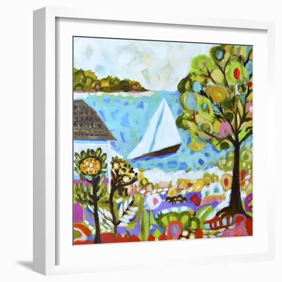 Nautical Whimsy V-Karen Fields-Framed Art Print