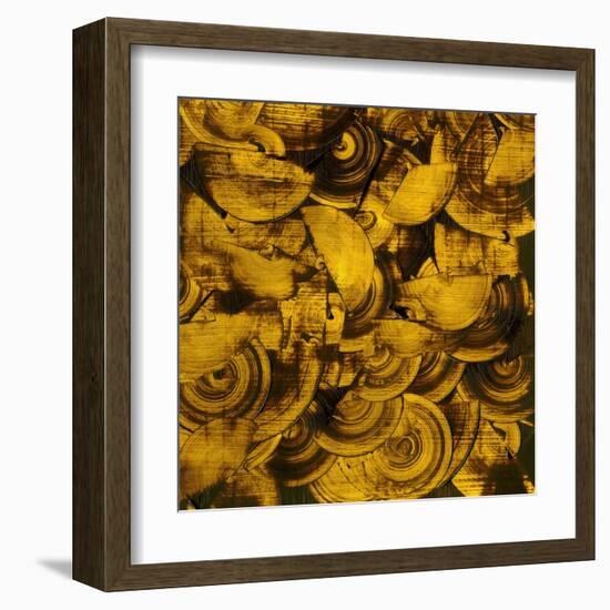 Nautilus in Gold II-Sharon Gordon-Framed Art Print