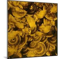 Nautilus in Gold II-Sharon Gordon-Mounted Art Print