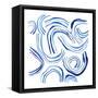 NauWater Swirl    ripples, water, nautical-Robbin Rawlings-Framed Stretched Canvas