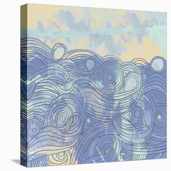 NauWave4    seascape, water, waves-Robbin Rawlings-Stretched Canvas