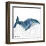 NauWhale1    whale, white background, nautical-Robbin Rawlings-Framed Art Print